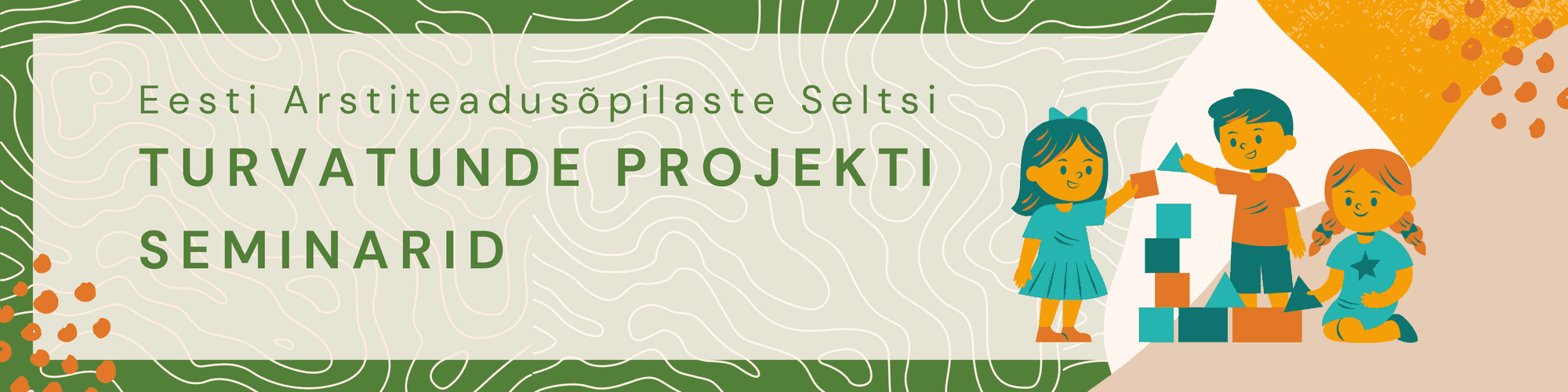 Turvatunde projekti roheline bänner